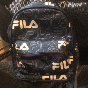 Mini Fila backpack blue and white